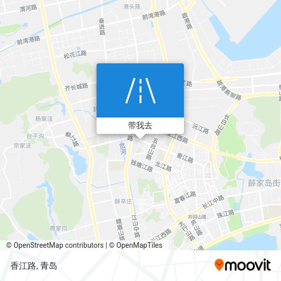 香江路地图
