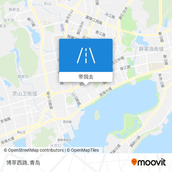 博萃西路地图