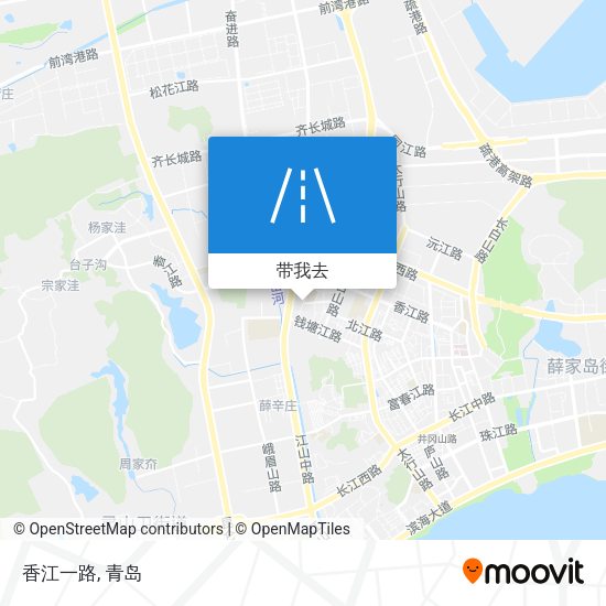 香江一路地图