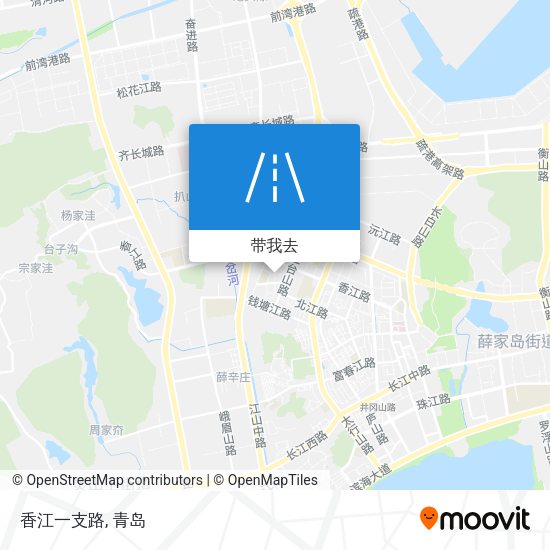 香江一支路地图