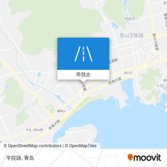 学院路地图
