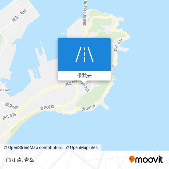 曲江路地图