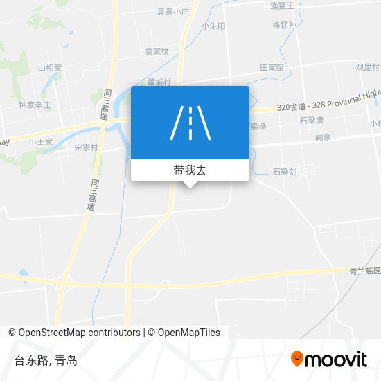 台东路地图
