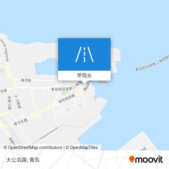 大公岛路地图
