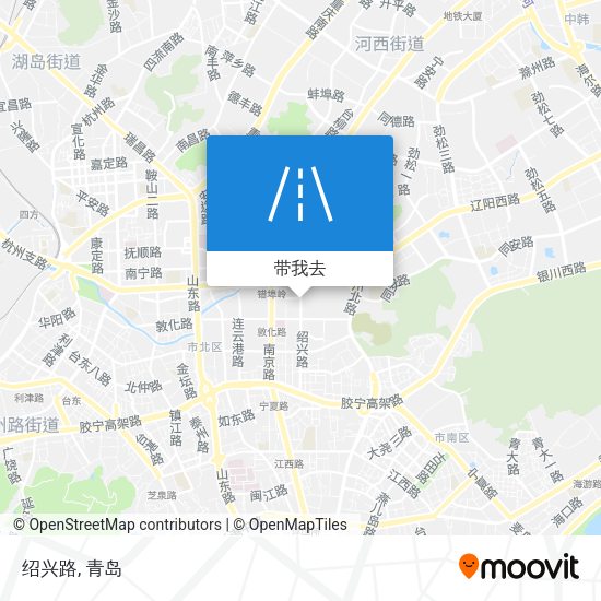 绍兴路地图