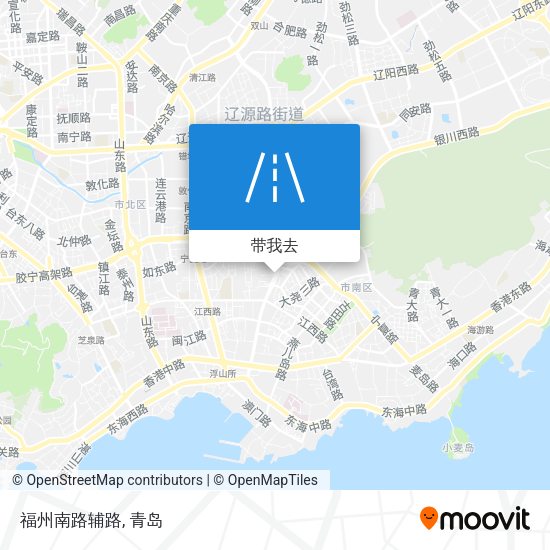 福州南路辅路地图