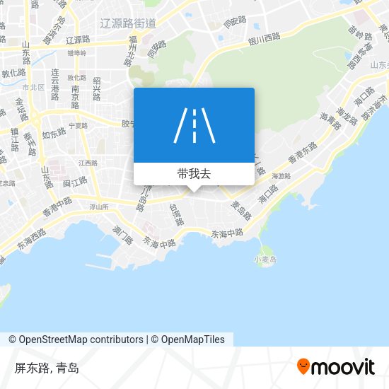 屏东路地图