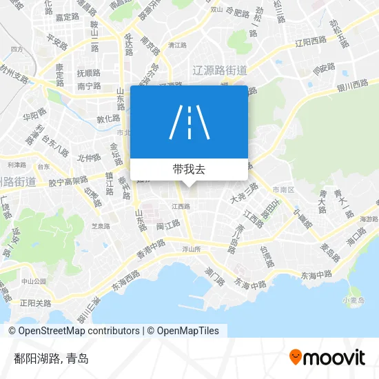 鄱阳湖路地图
