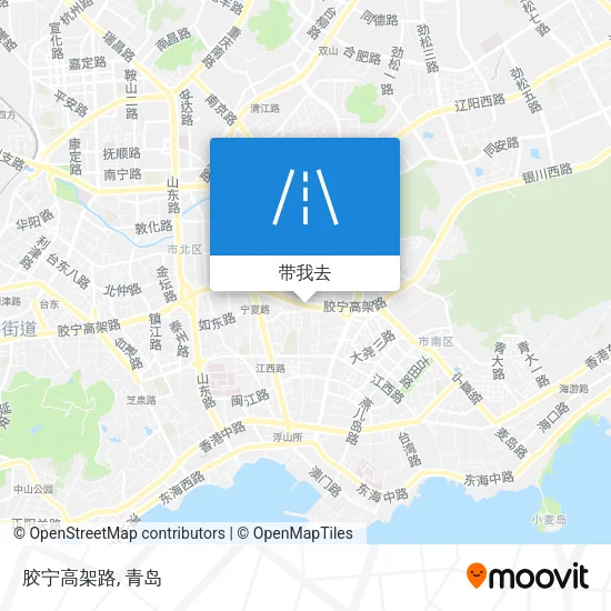 胶宁高架路地图