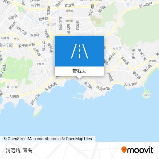 清远路地图