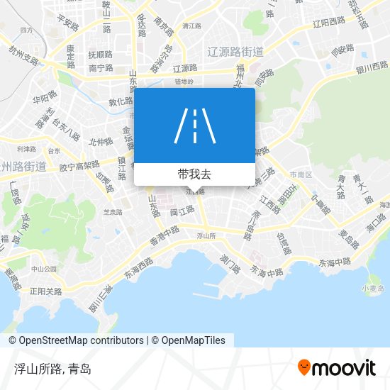 浮山所路地图