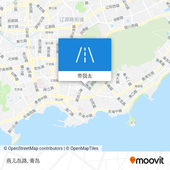 燕儿岛路地图