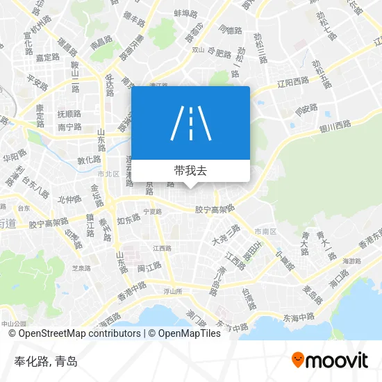 奉化路地图