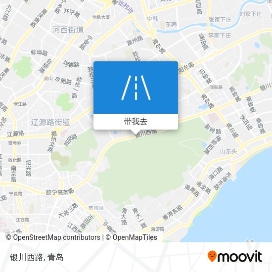 银川西路地图
