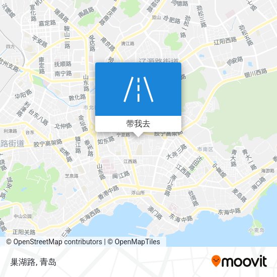 巢湖路地图