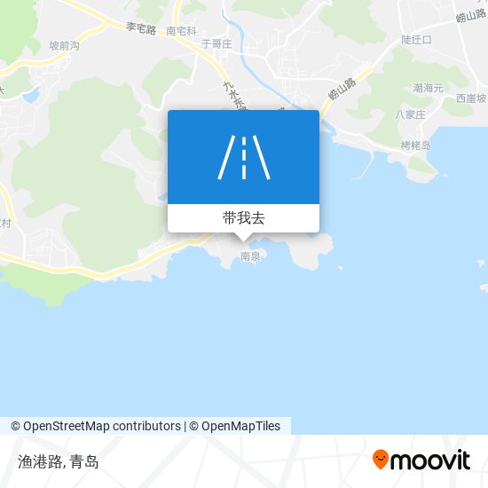 渔港路地图