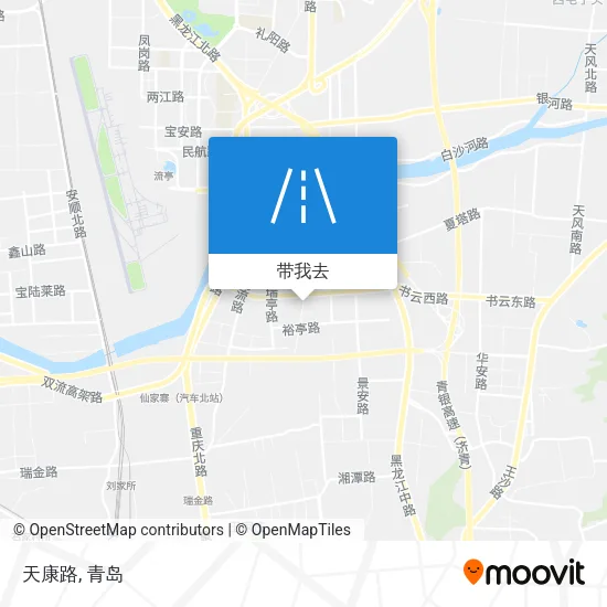 天康路地图