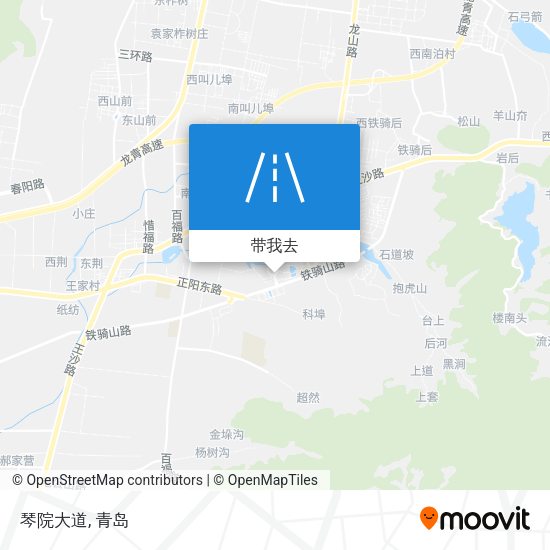 琴院大道地图