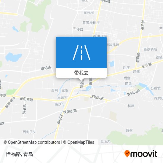 惜福路地图