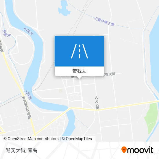 迎宾大街地图