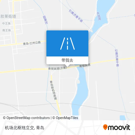 机场北枢纽立交地图