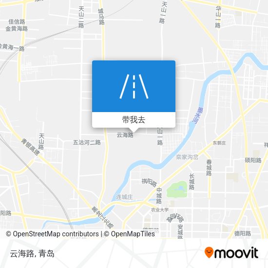 云海路地图