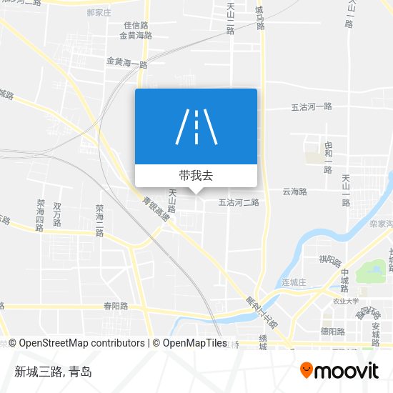 新城三路地图