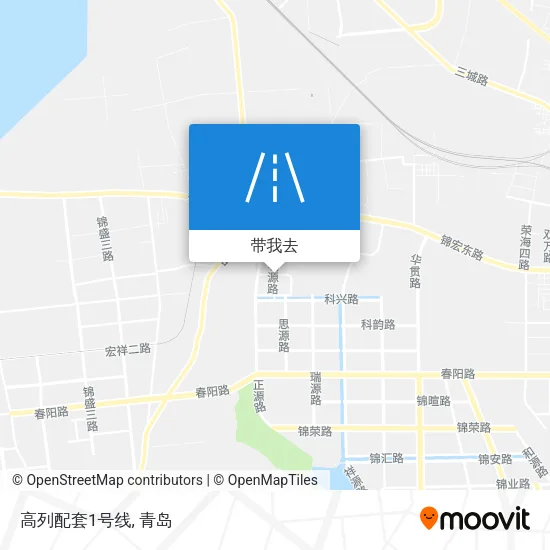 高列配套1号线地图