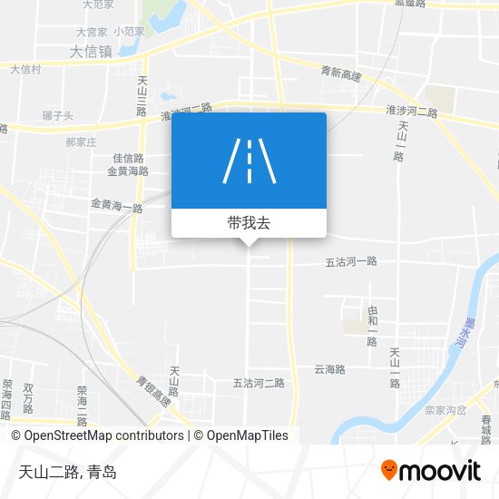 天山二路地图