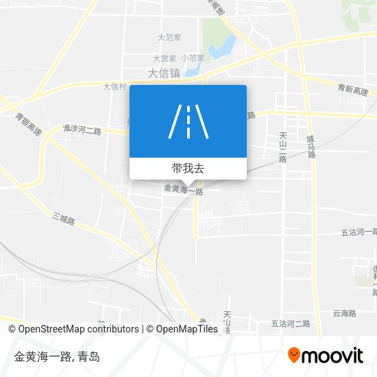 金黄海一路地图