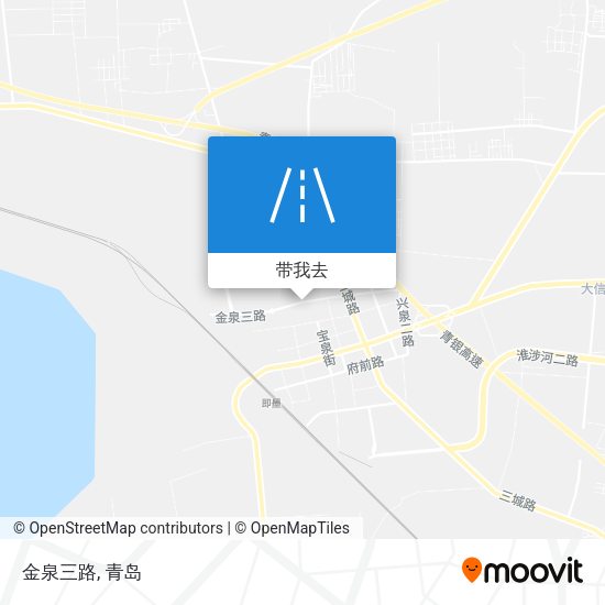 金泉三路地图