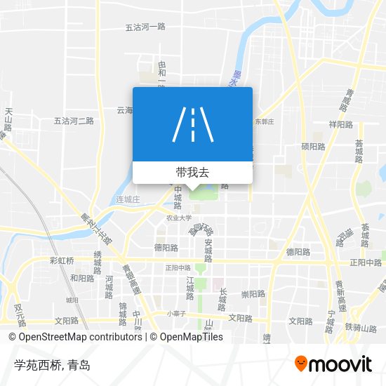 学苑西桥地图