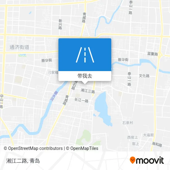 湘江二路地图