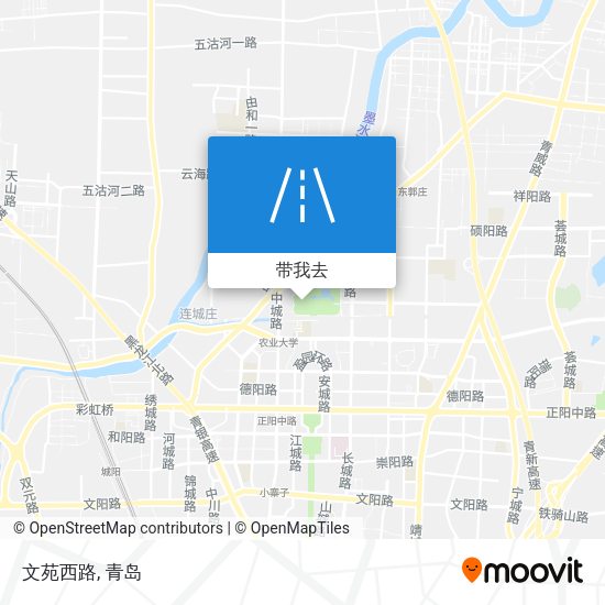 文苑西路地图