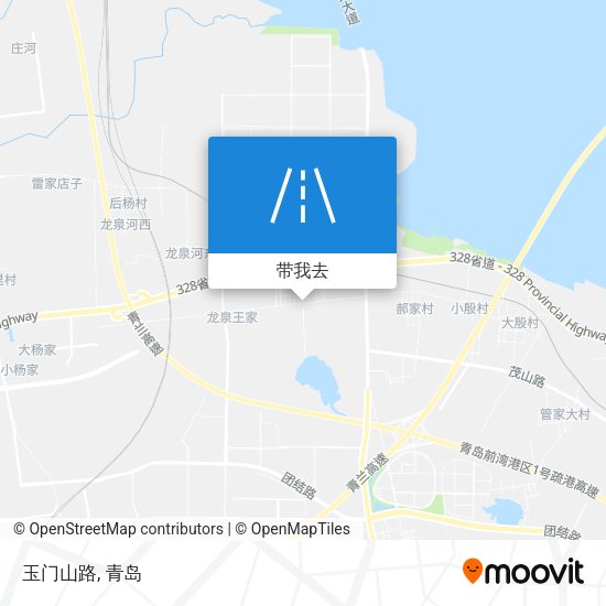 玉门山路地图