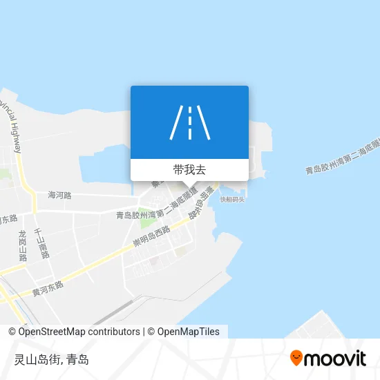 灵山岛街地图