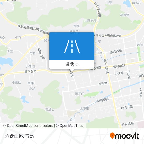 六盘山路地图