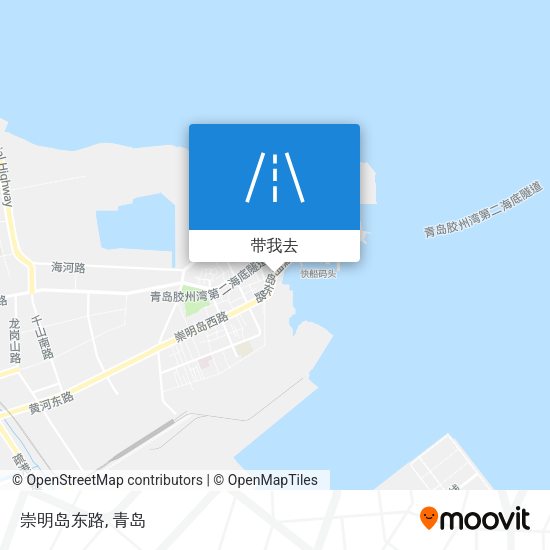 崇明岛东路地图