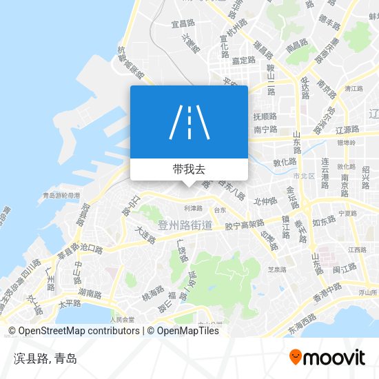 滨县路地图