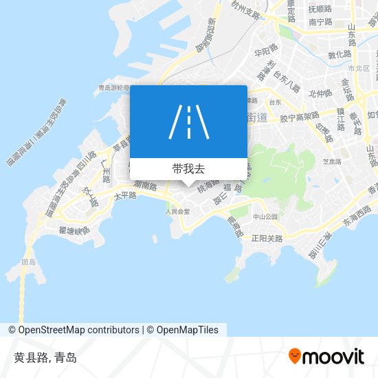 黄县路地图