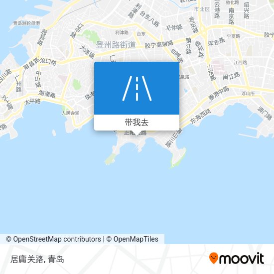 居庸关路地图