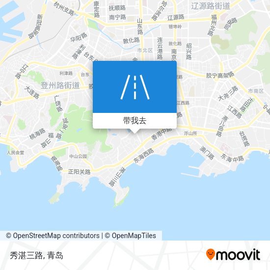 秀湛三路地图
