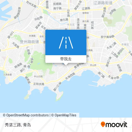 秀湛三路地图