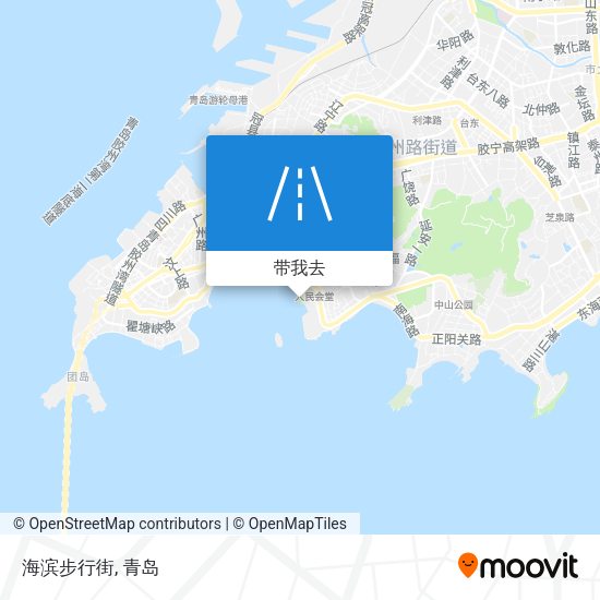 海滨步行街地图