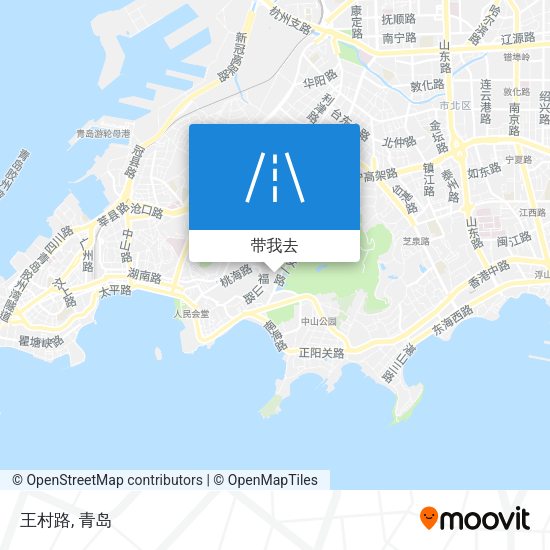 王村路地图