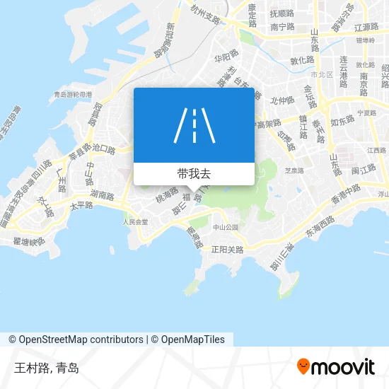 王村路地图