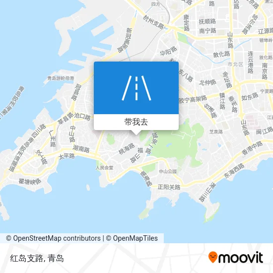 红岛支路地图