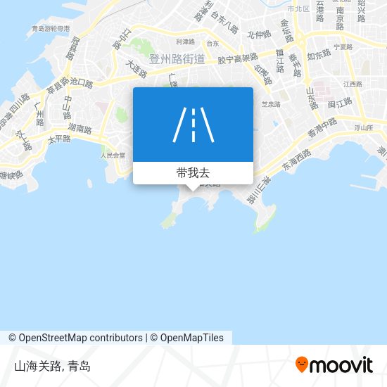 山海关路地图