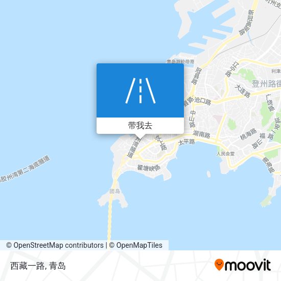西藏一路地图