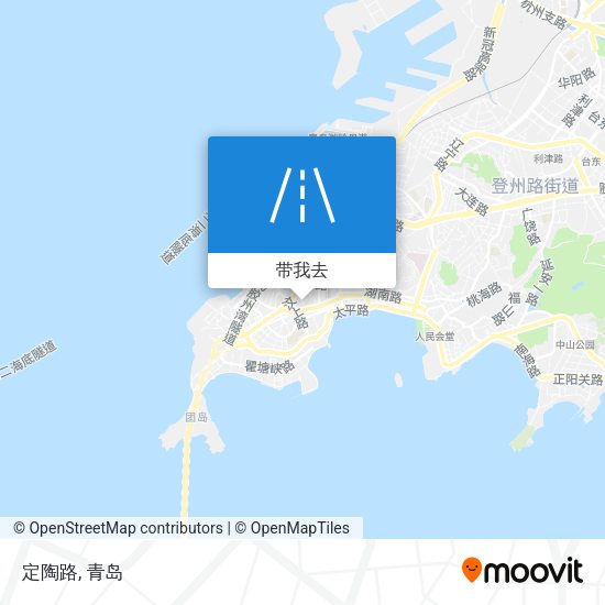 定陶路地图